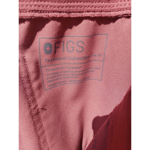 FIGS Technical Collection Zamora Jogger Mauve Women's Scrubs Pants Medium Petite - Picture 9 of 16